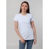 Футболка женская T-bolka Stretch Lady, белая (холодный оттенок)