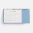 Календарь настольный Brand, голубой