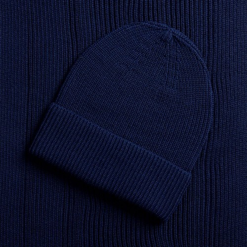 Шапка Nobilis Mono, темно-синяя