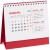 Календарь настольный Datio, красный Календарь настольный Datio, красный