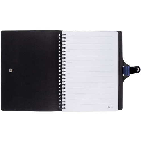 Ежедневник Strep Front на заказ, недатированный, синий