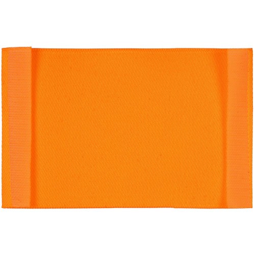 Лейбл тканевый Epsilon, XL, оранжевый неон