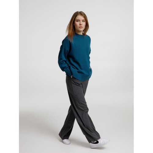 Джемпер оверсайз унисекс Stated в сумке, синий (морская волна)