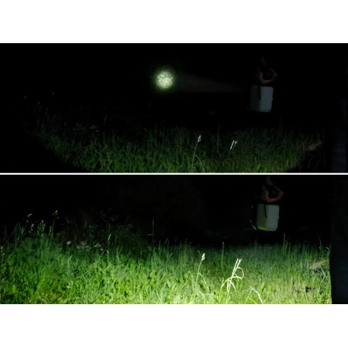 Кемпинговый фонарь-лампа аккумуляторный Yol, черный