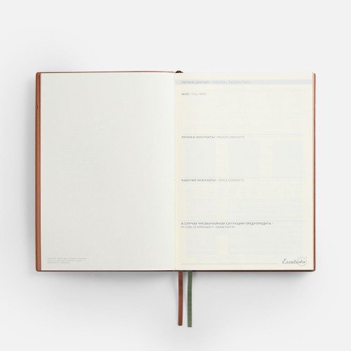 Ежедневник Avila, недатированный, зеленый