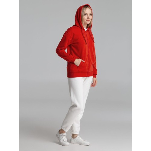 Толстовка на молнии с капюшоном Siverga 2.0, красная