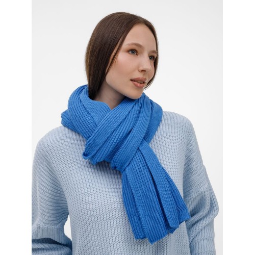 Шарф Nobilis Mono, синий (аква)