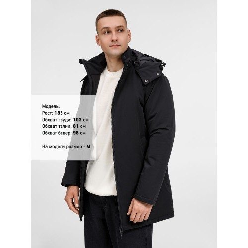 Куртка-парка унисекс Sfera, черная