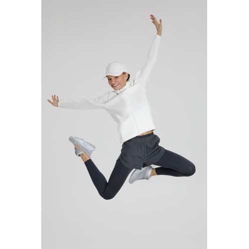 Куртка с капюшоном унисекс Begi, молочно-белая