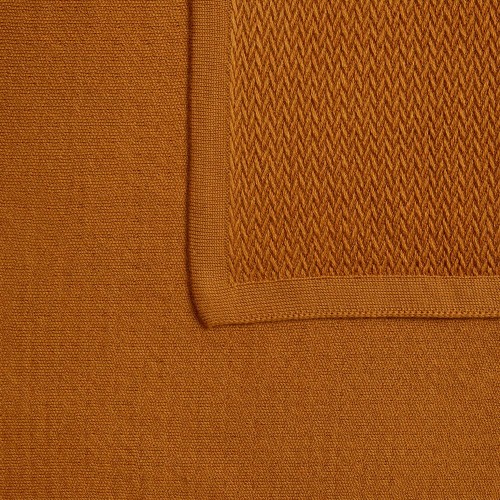 Плед Ornato, оранжевый (светлое золото)