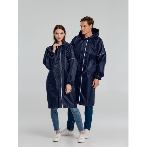 Дождевик со светоотражающими элементами Rainman Blink, синий