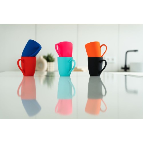 Кружка Good Morning с покрытием софт-тач, ver.2, синяя