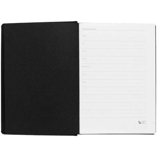 Ежедневник Mobile на заказ, недатированный, черно-зеленый