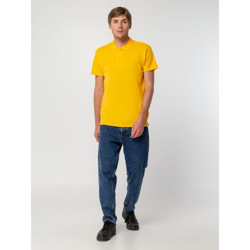 Рубашка поло мужская Summer 170, желтая