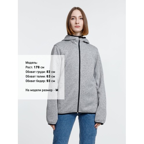 Куртка с капюшоном унисекс Gotland, серая