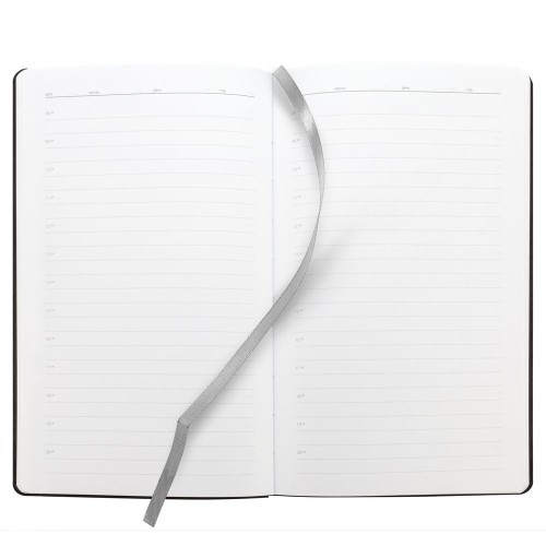 Ежедневник Knit, недатированный, темно-серый