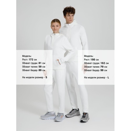 Анорак унисекс Lovi, молочно-белый