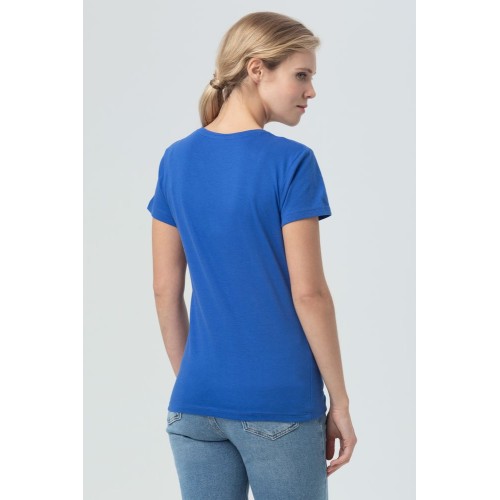 Футболка женская Miss 150, ярко-синяя (royal)