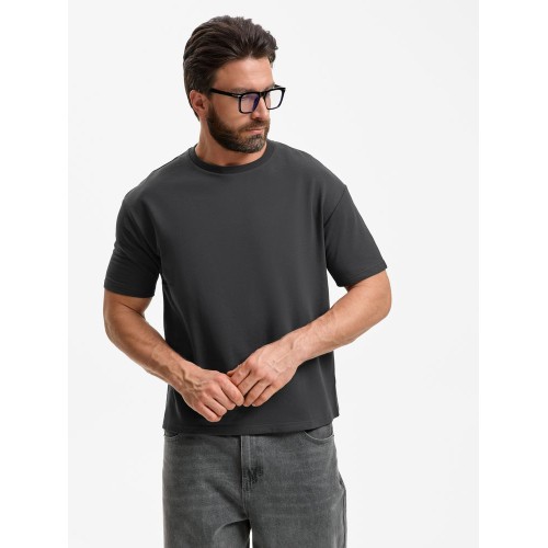 Футболка унисекс Durington, темно-серая (графит)