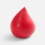 Антистресс «Капля», красный