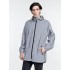 Парка Manifest из светоотражающей ткани, серая