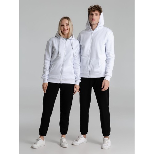 Толстовка на молнии с капюшоном Siverga Heavy 2.0, белая