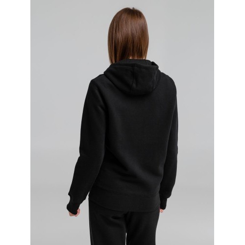 Толстовка на молнии с капюшоном унисекс King, черная