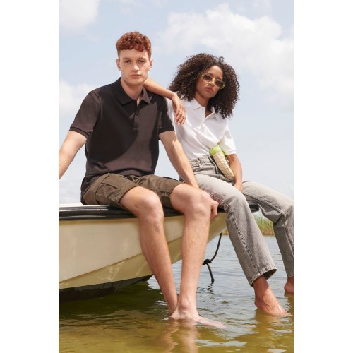 Рубашка поло унисекс Pegase, черная