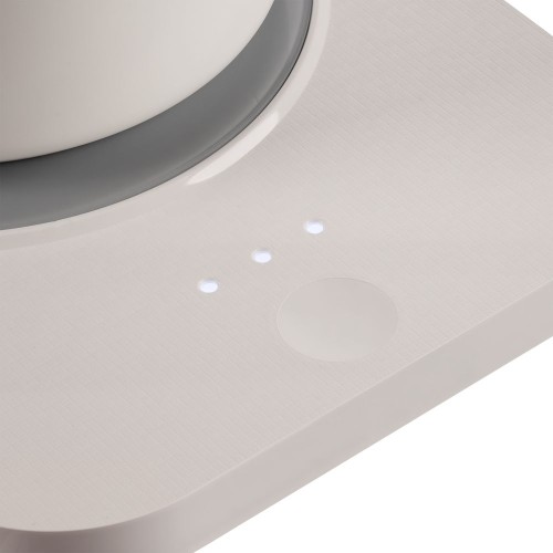 Кружка с подогревом и беспроводной зарядкой dualBase plus, белая