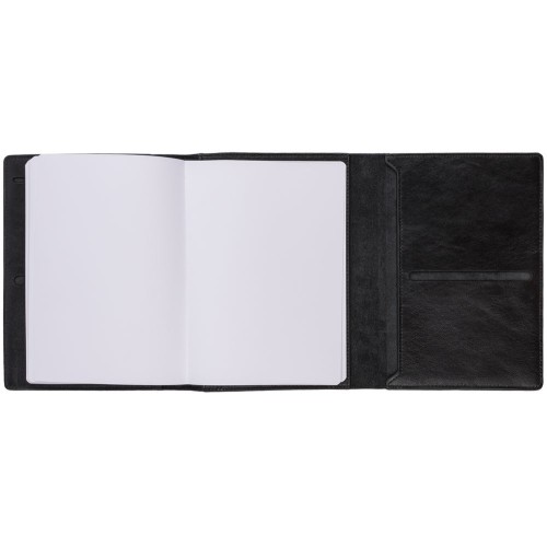 Ежедневник-портфолио Napoli, недатированный, черный