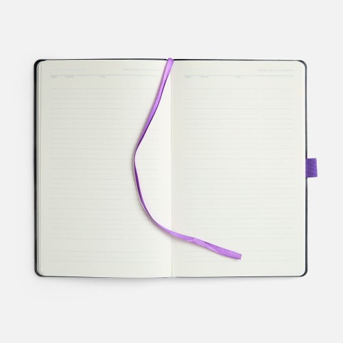 Ежедневник Lungo, недатированный, фиолетовый