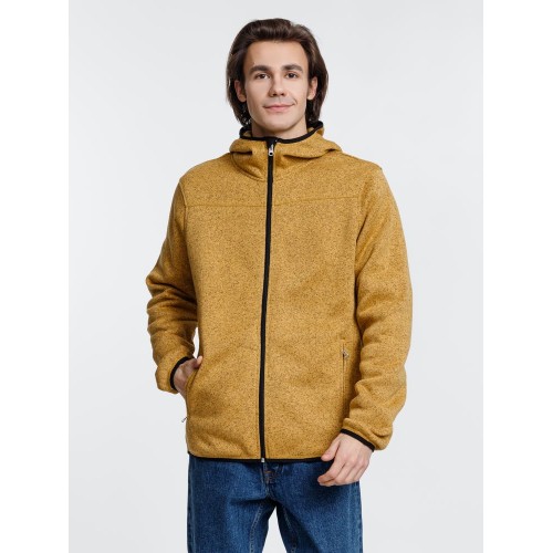 Куртка с капюшоном унисекс Gotland, горчичная