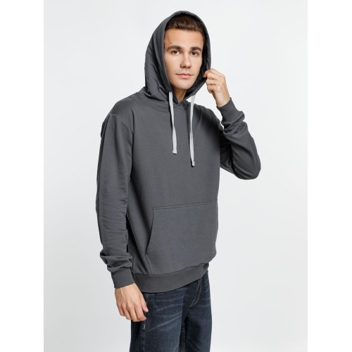 Толстовка с капюшоном Kirenga, темно-серая (графит)