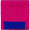 Шарф Snappy, фуксия с синим