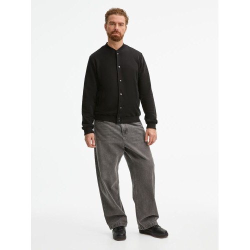 Бомбер унисекс Nuppu, черный