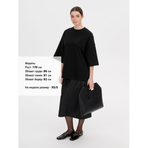 Футболка оверсайз Big Boss, черная