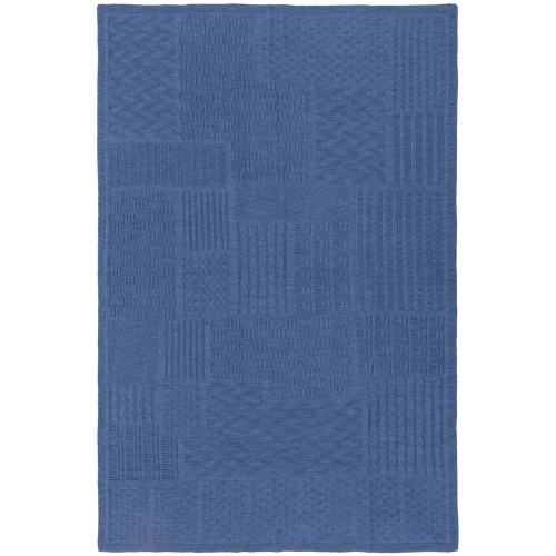 Плед Snippet, синий меланж (джинс)