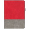 Ежедневник Horizon, недатированный, серый с красным