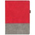 Ежедневник Horizon, недатированный, серый с красным