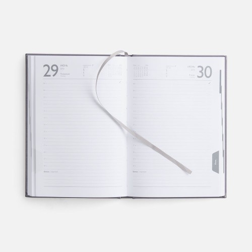 Ежедневник Baza, датированный, серый