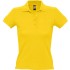 Рубашка поло женская People 210, желтая