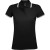 Рубашка поло женская Pasadena Women 200 с контрастной отделкой, черная с белым Рубашка поло женская Pasadena Women 200 с контрастной отделкой, черная с белым