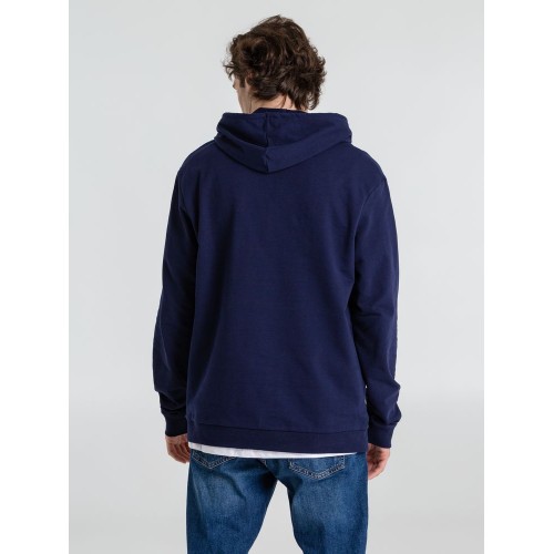 Толстовка с капюшоном унисекс Hoodie, темно-синяя
