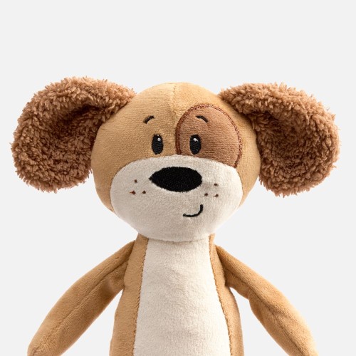 Мягкая игрушка Beastie Toys, собачка с белым шарфом