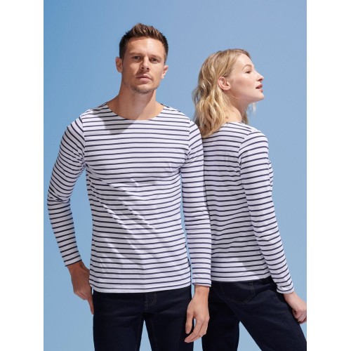 Футболка мужская Marine Men, белая с красным