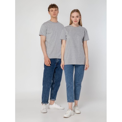 Футболка унисекс T-Bolka 160, серый меланж