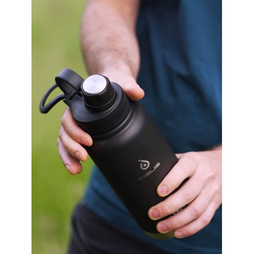 Термобутылка Fujisan XL 2.0, черная