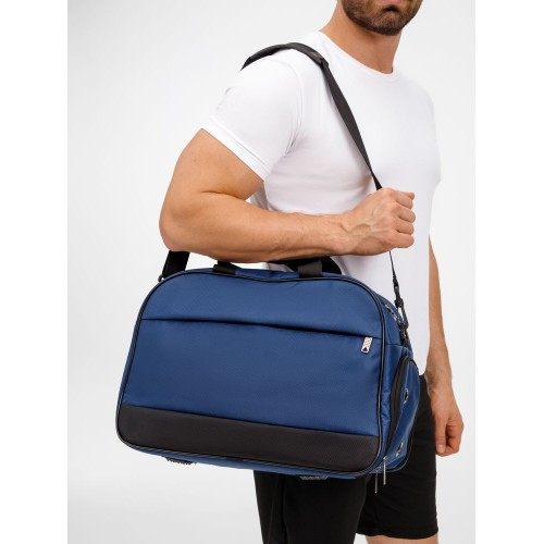 Спортивная сумка Atlantes, синяя с черным