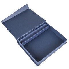 Коробка Duo под ежедневник и ручку, темно-синяя