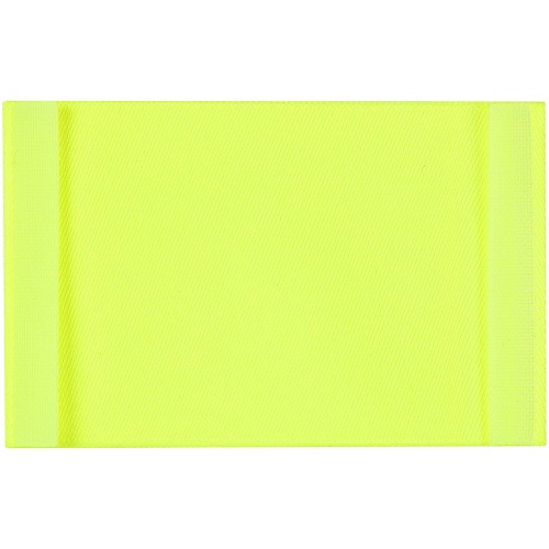 Лейбл тканевый Epsilon, XL, желтый неон